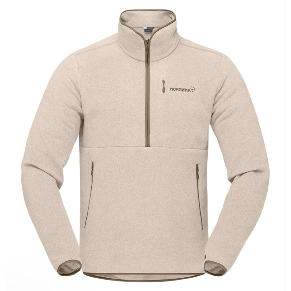 Men's Norrøna Gray Zip Up Sweater L